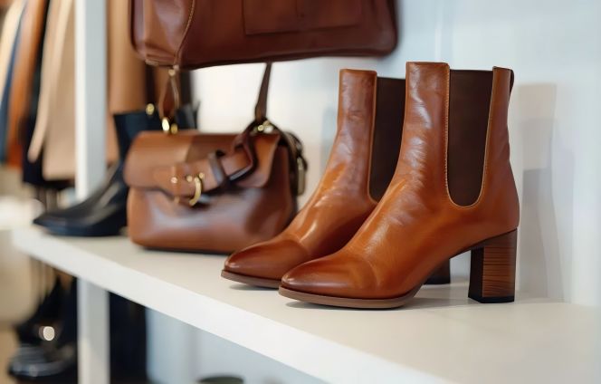 Fashion style analysis: goat skin semi vegetable tanned waxed shoe upper leather solution